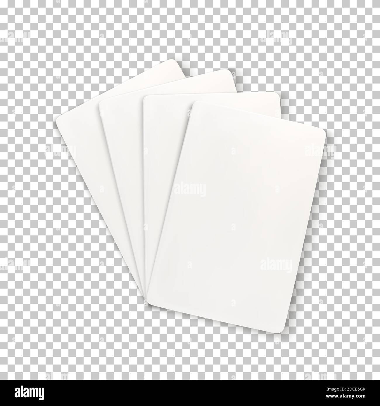 Blank playing cards. Template for your successful projects Stock Vector  Image & Art - Alamy