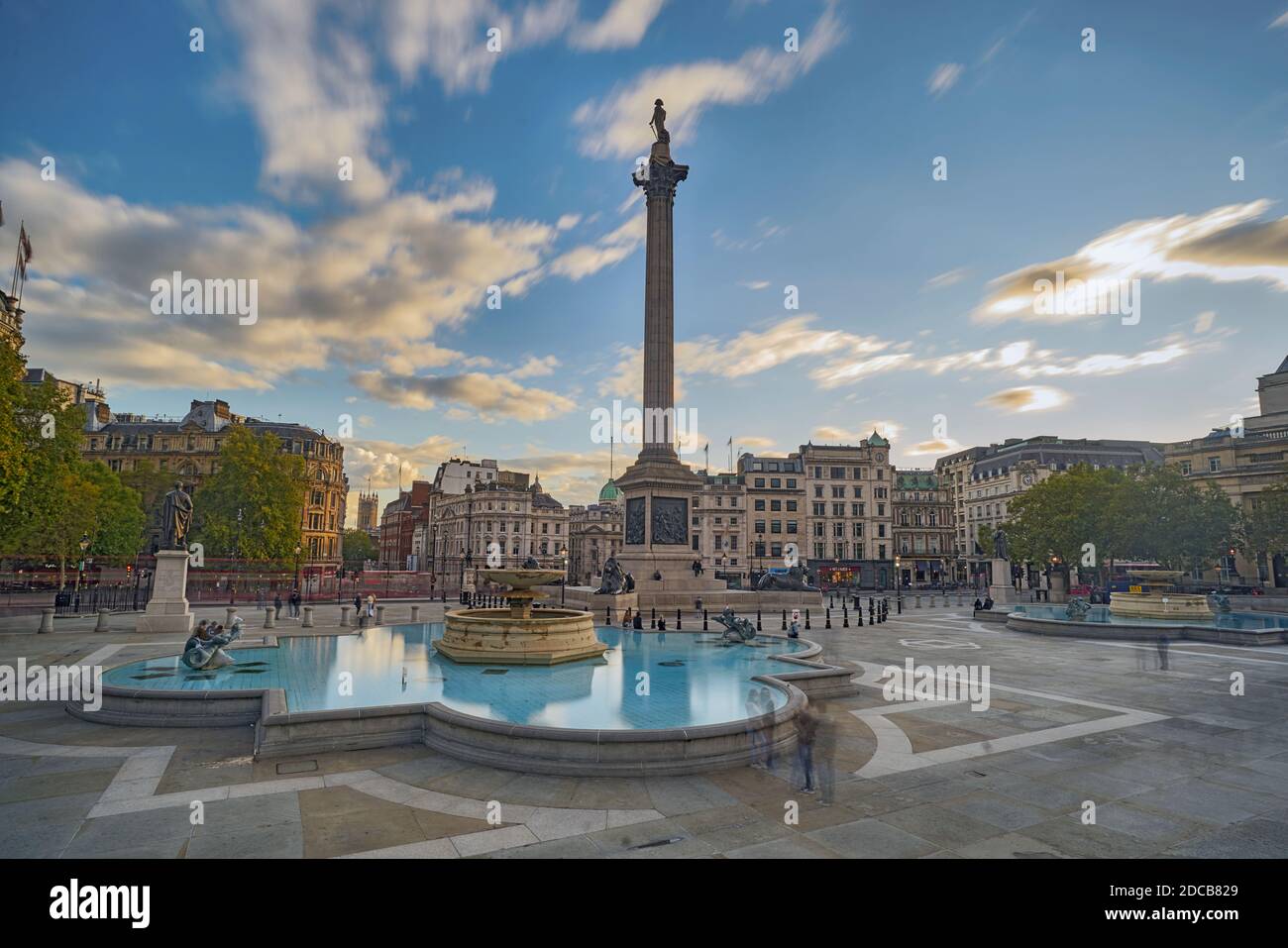 trafalgar Square london Stock Photo