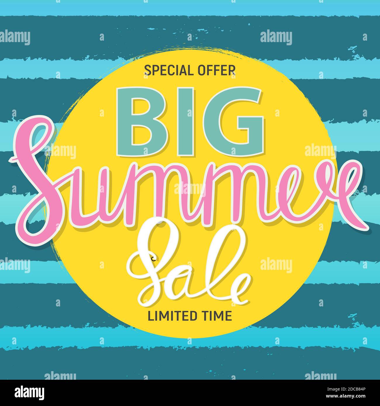 Big Summer Sale Abstract Background Illustration Stock Photo - Alamy