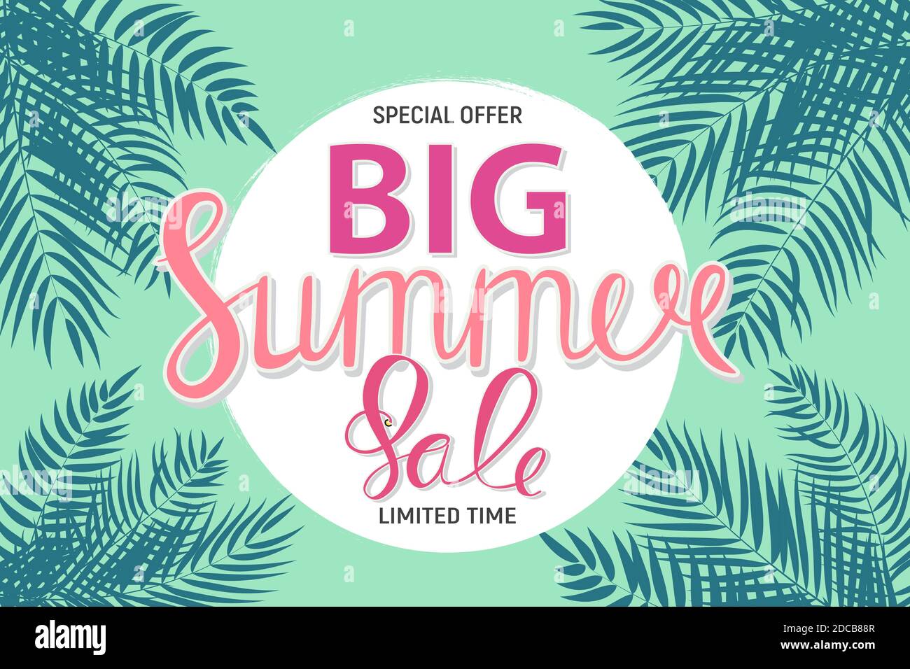 Big Summer Sale Abstract Background Illustration Stock Photo - Alamy
