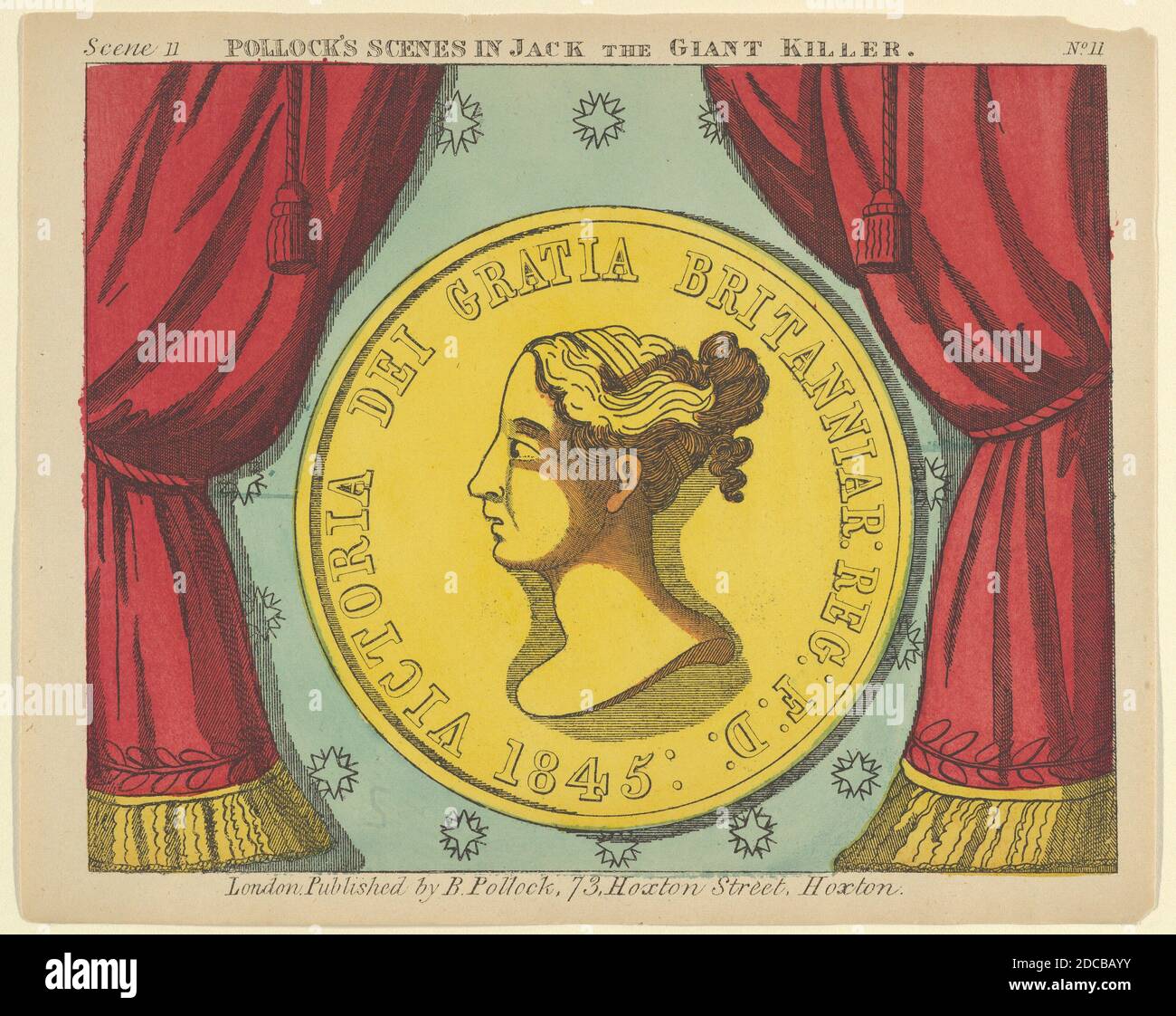 Scene 11, from Jack the Giant Killer, Scenes for a Toy Theater, 187090