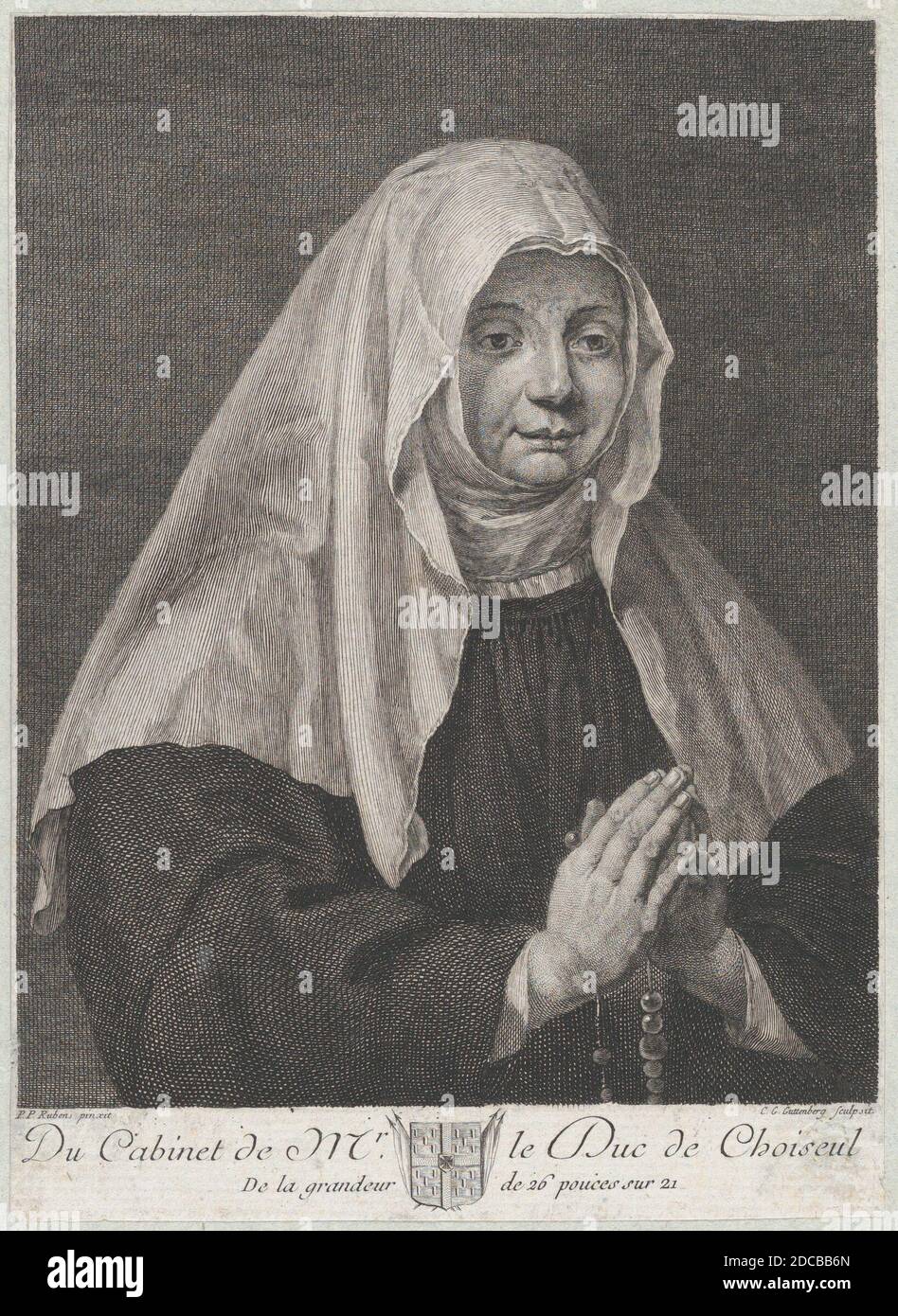 Nun praying art hi-res stock photography and images - Alamy