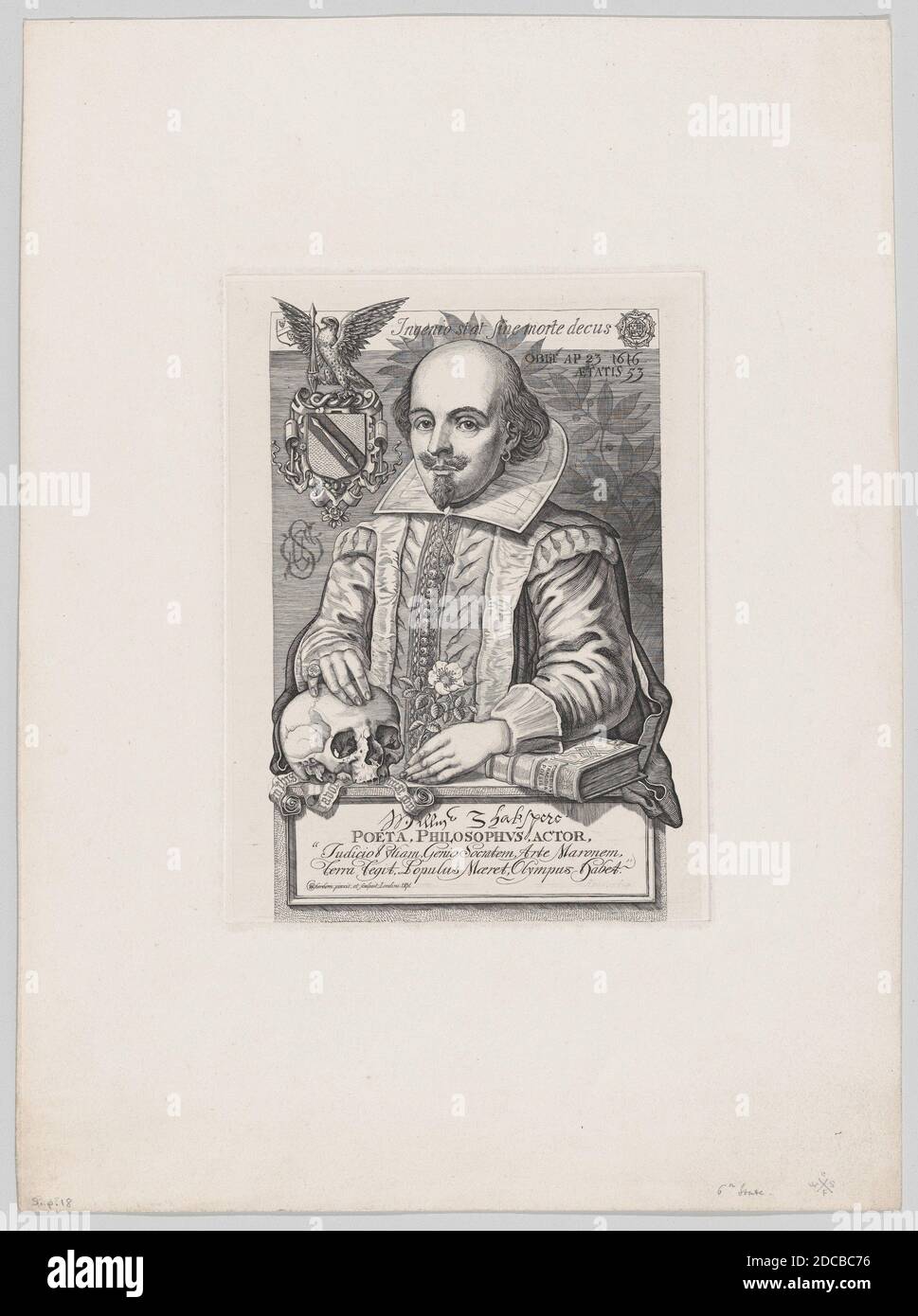 William Shakespeare, 1876. Stock Photo
