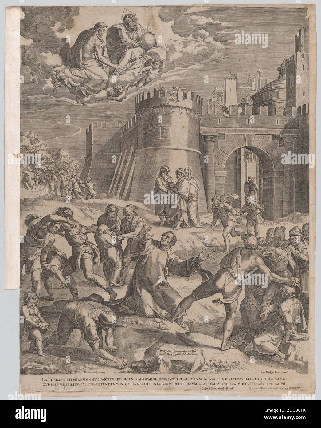 The Martyrdom of St Stephen, 1576. Stock Photo