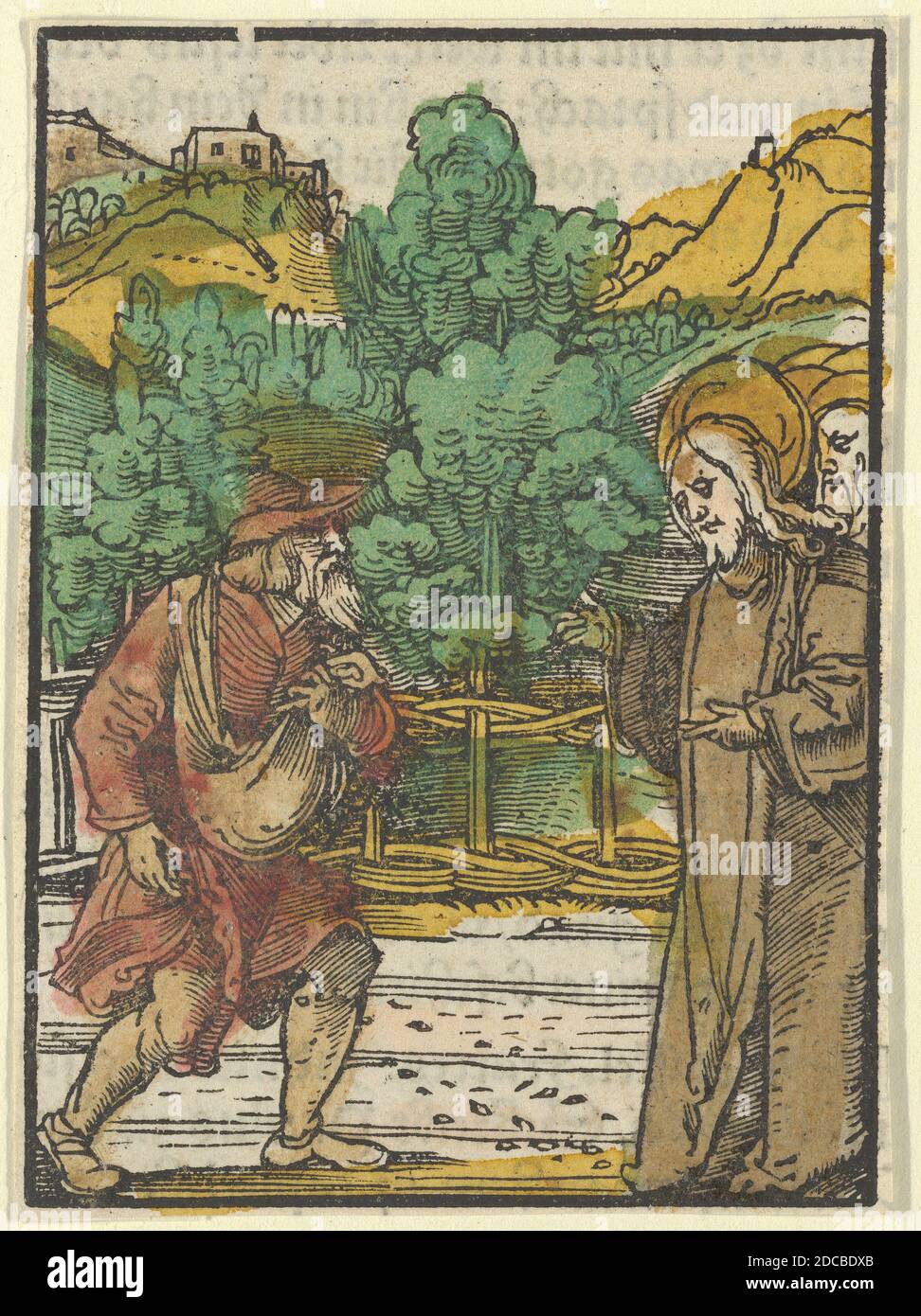The Parable of the Sower, from Das Plenarium, 1517. Stock Photo