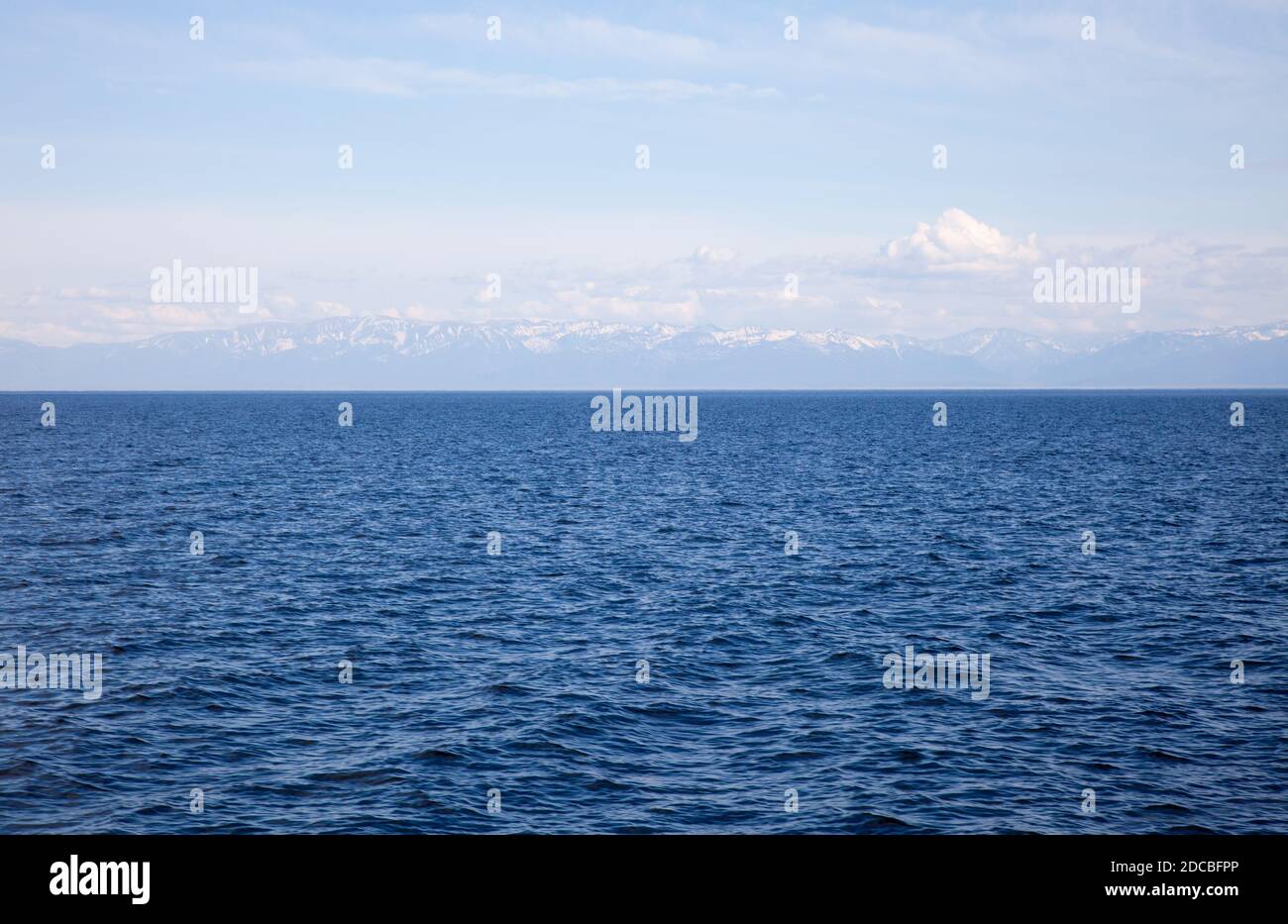 View of the Lake Baikal, Siberia. Russia. Stock Photo