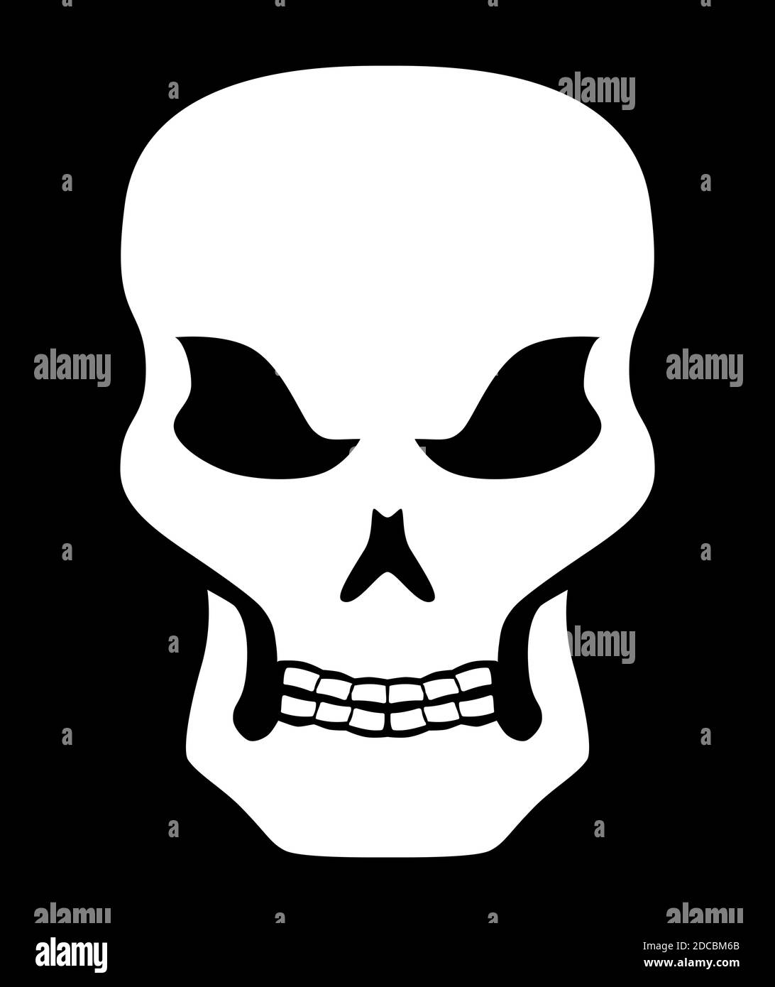 Skull Head Clip Art Bone Face Stock Vector (Royalty Free) 2317052865 |  Shutterstock | Skeleton tattoos, Clip art, Silhouette vector
