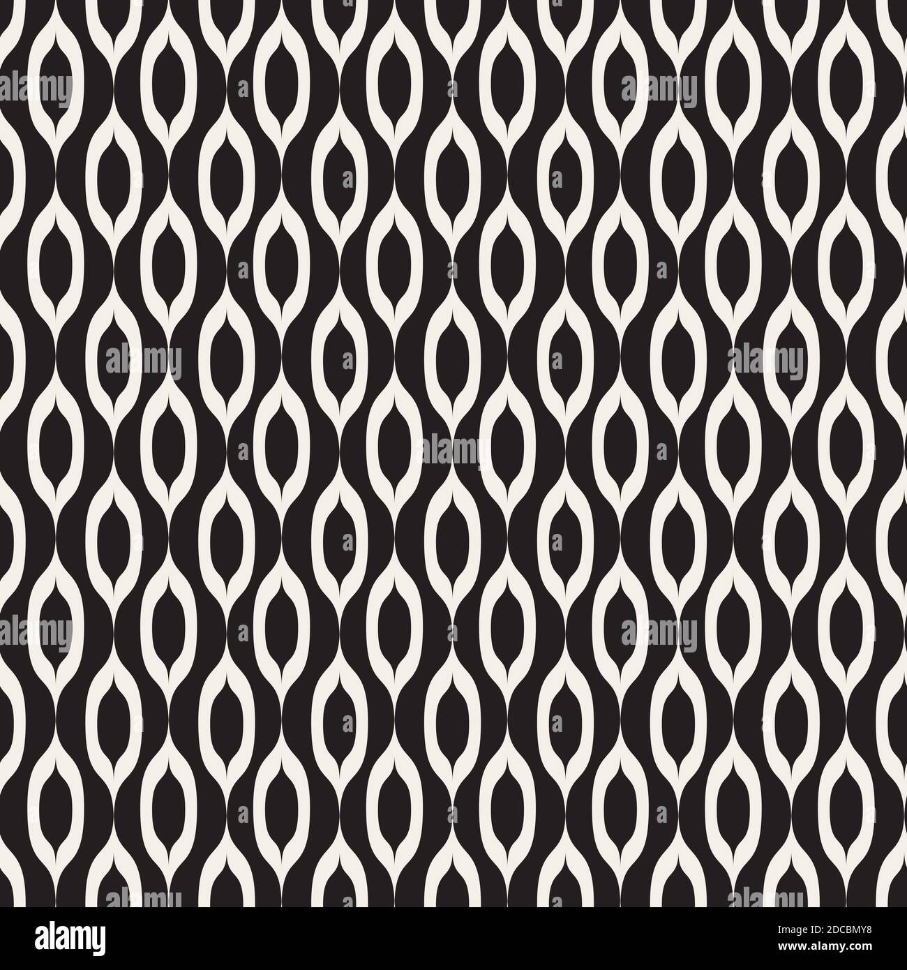 Black and White Abstract Background Seamless Pattern. Illustration ...