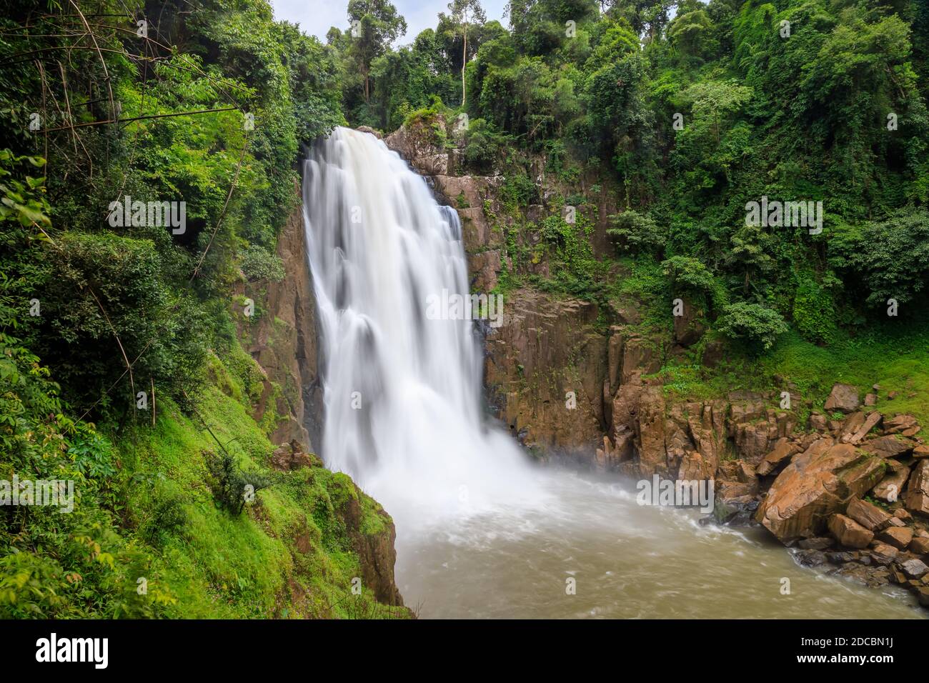 Haew Narok waterfall, Khao Yai National Park, Thailand Stock Photo