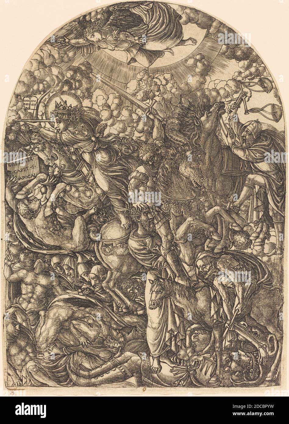 Jean Duvet, (artist), French, 1485 c. 1570, Saint John Sees the Four