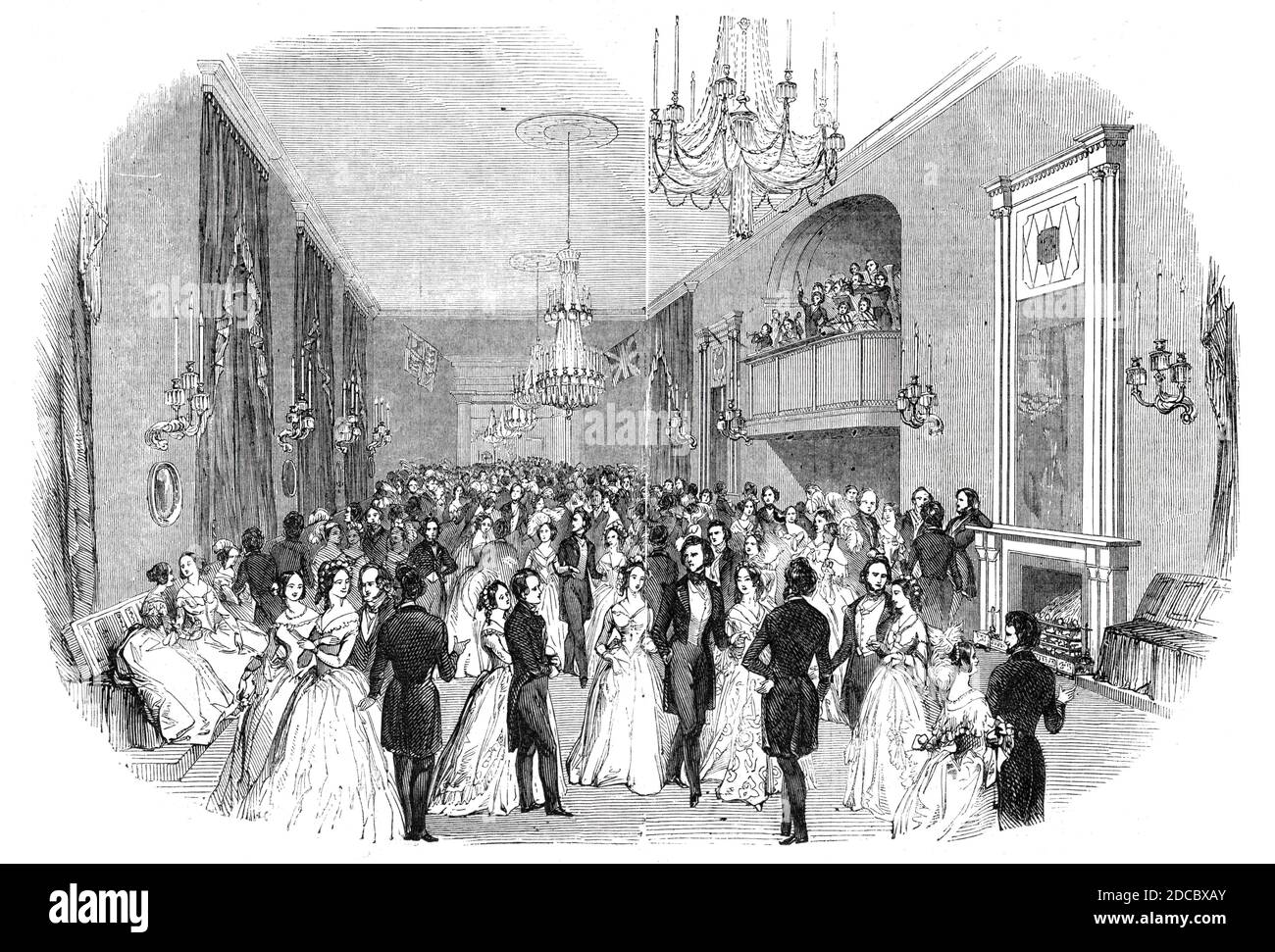 Pytchley The Pytchley Hunt Ball, Northampton, 1844. From