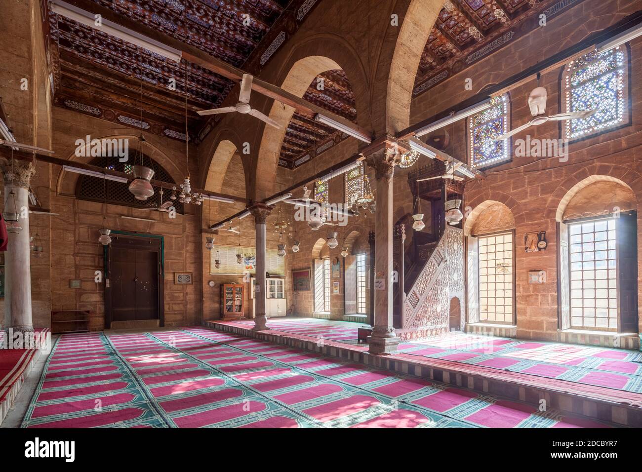 madrasa and prayer hall, complex of al-Ashraf Barsbay, Cairo, Egypt ...