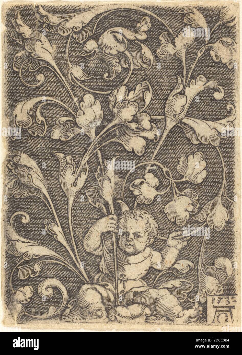 Heinrich Aldegrever, (artist), German, 1502 - 1555/1561, Scroll ...
