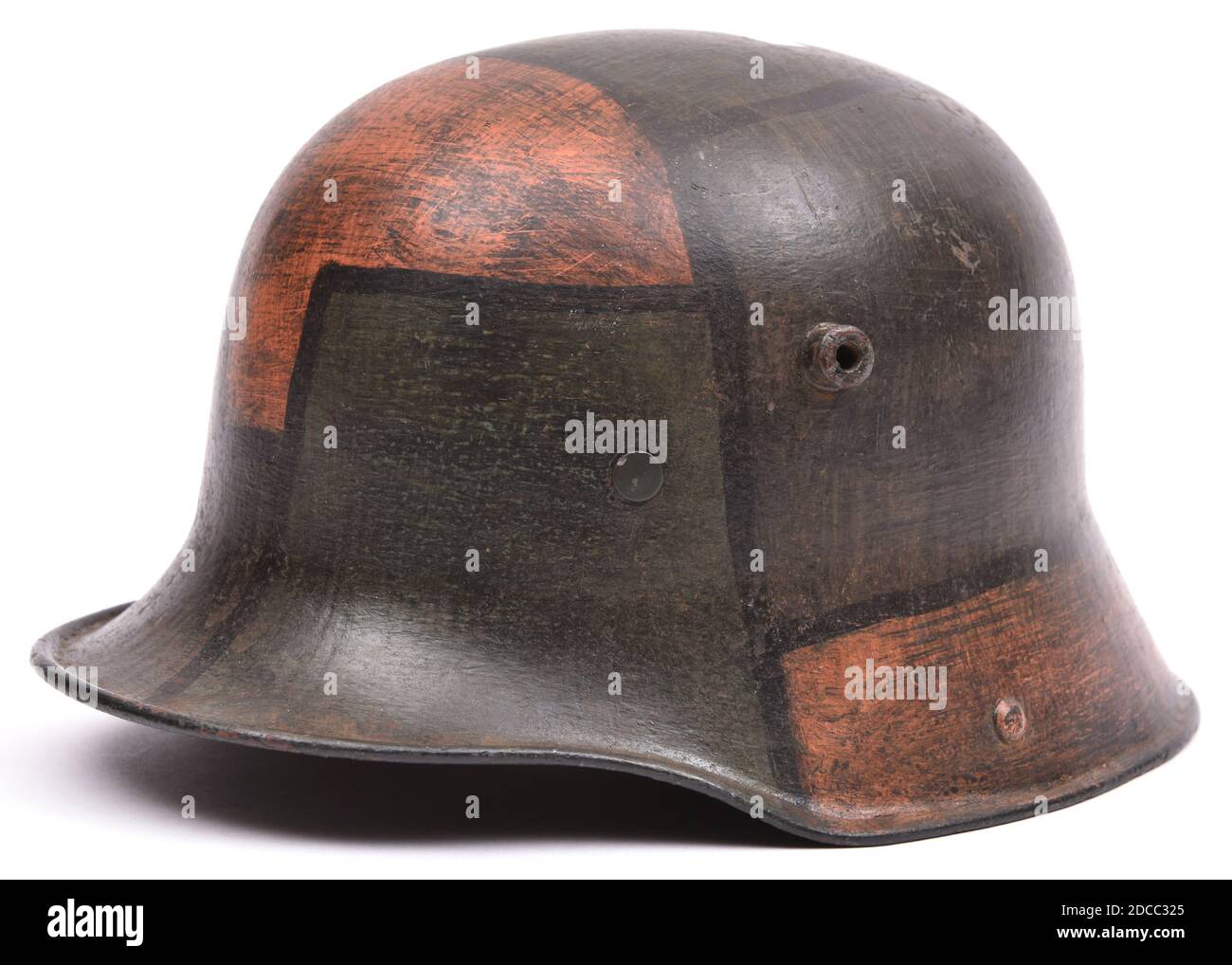 First World War German Imperial Army steel helmet (Stahlhelm) M1916 Stock Photo