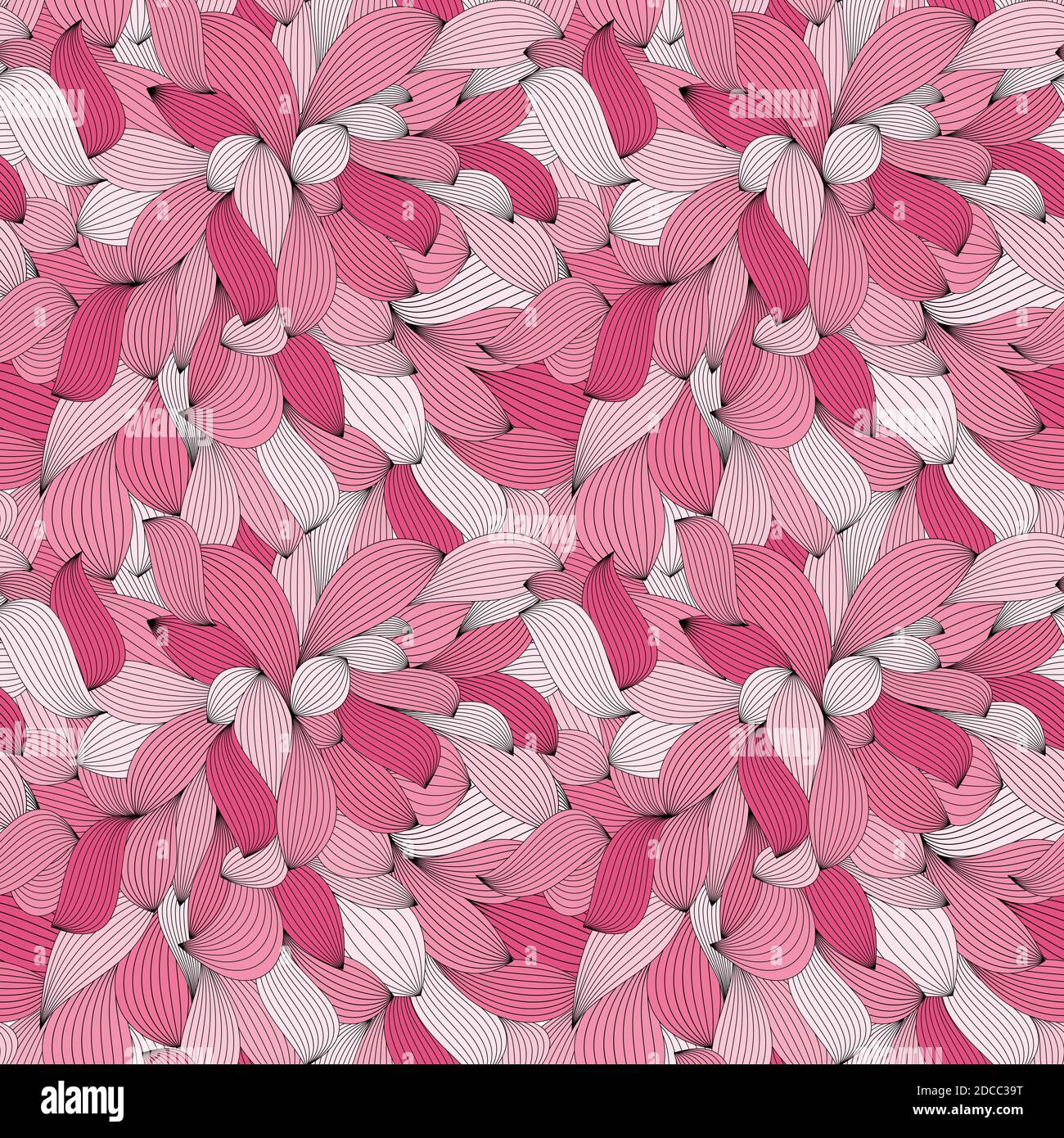 Colored Abstract Wave Seamless Pattern Background. Illustration Stock ...