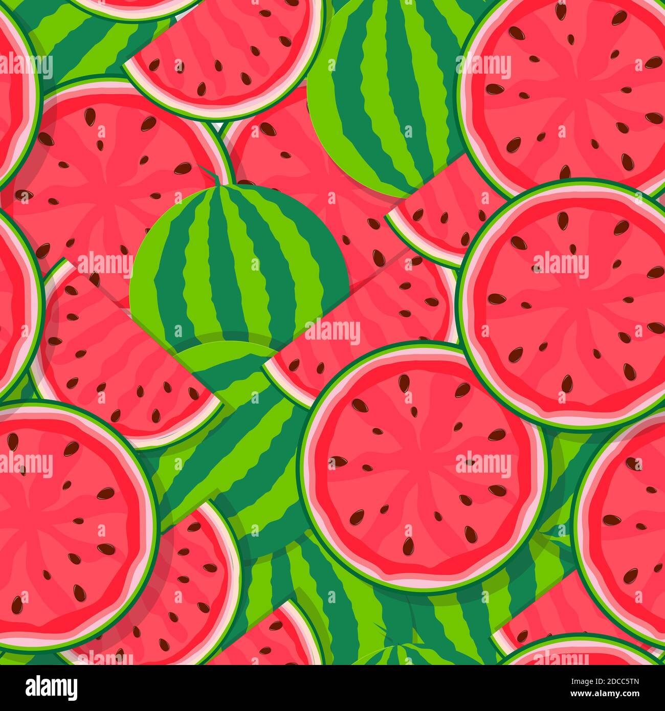 Seamless Pattern Background from Watermelon. Illustration Stock Photo ...