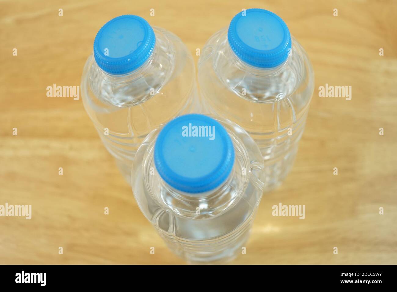 plastic bottled water 500ml, Stock Photo