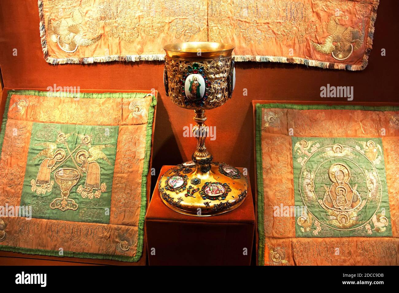 Church utensils in the Ipatievsky Monastery. Kostroma, Russia Stock ...