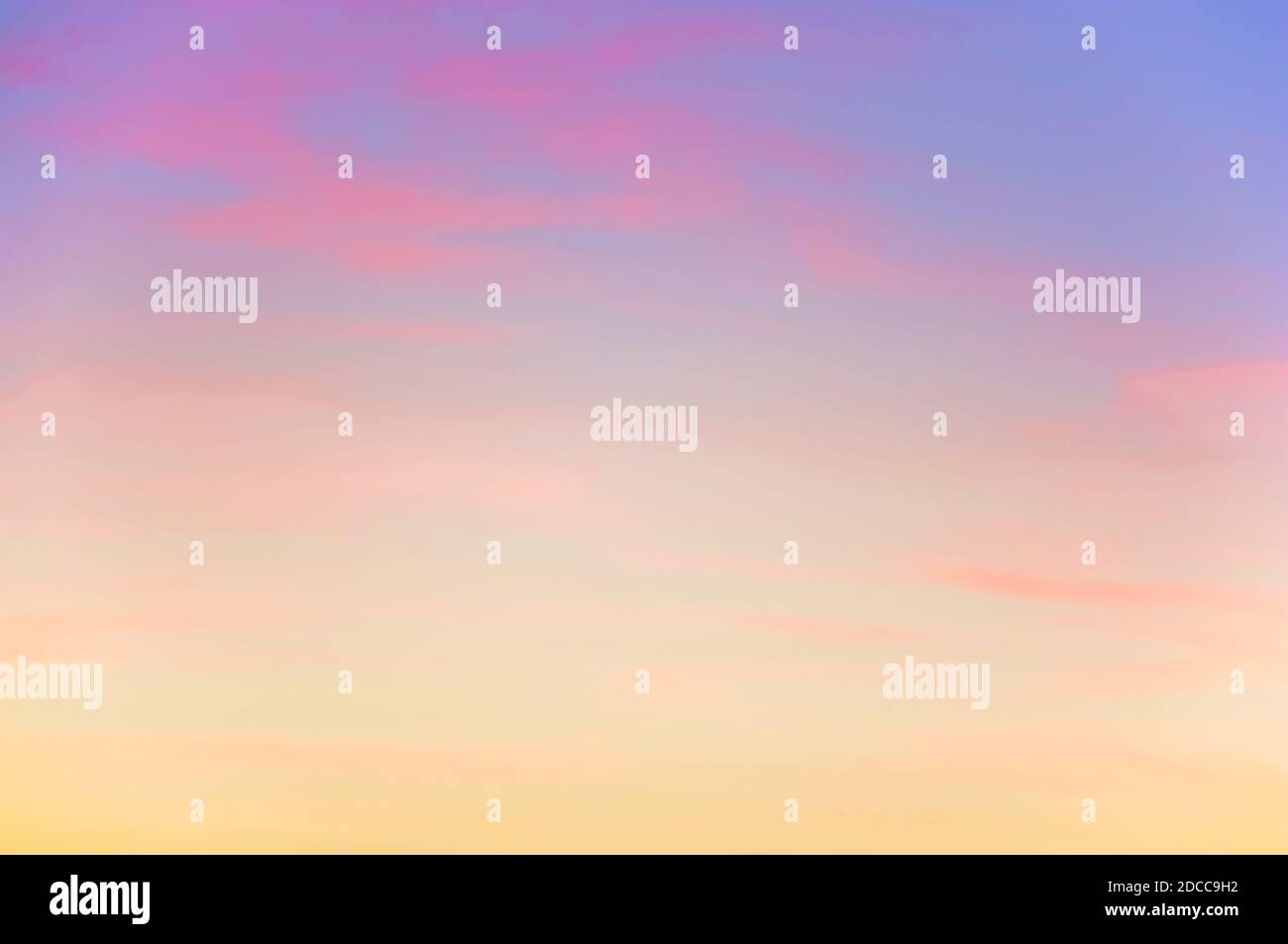 Beautiful sunset sky with colorful evening clouds Stock Photo - Alamy