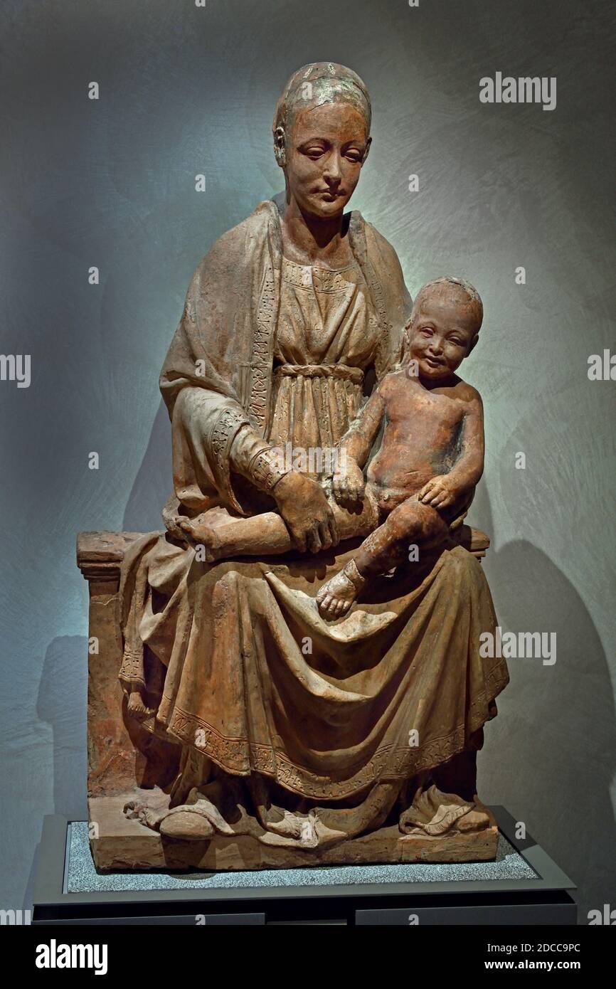 The Virgin and Child 1500 Northern Italy Italian, Stock Photo
