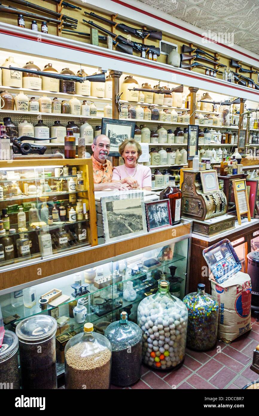 Mississippi vicksburg corner drug store interior inside counter hires