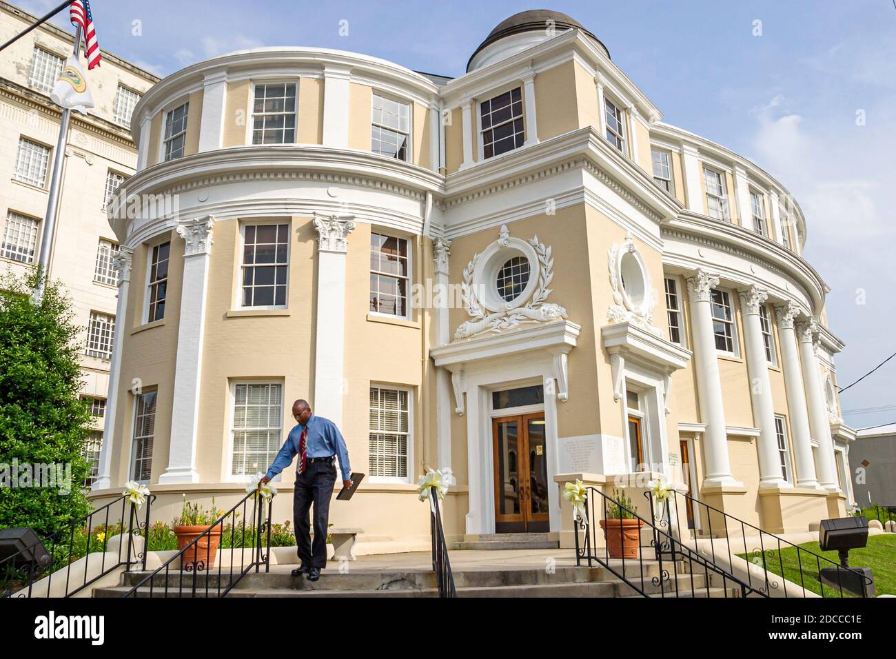 Mississippi vicksburg city hall building outside exterior hires stock