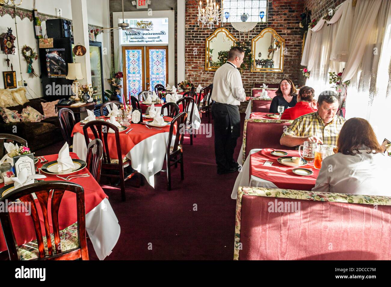 Louisiana St. Tammany Parish Northshore,Slidell Bavarian Chalet restaurant restaurants food dining,German American food, Stock Photo