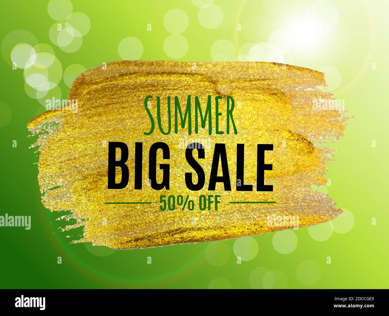 Summer Sale Abstract Banner Background Illustration Stock Photo - Alamy