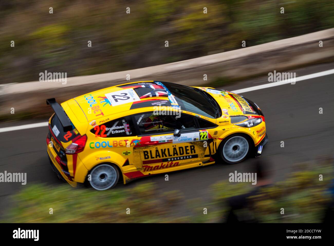Rally Islas Canarias - Stock Image