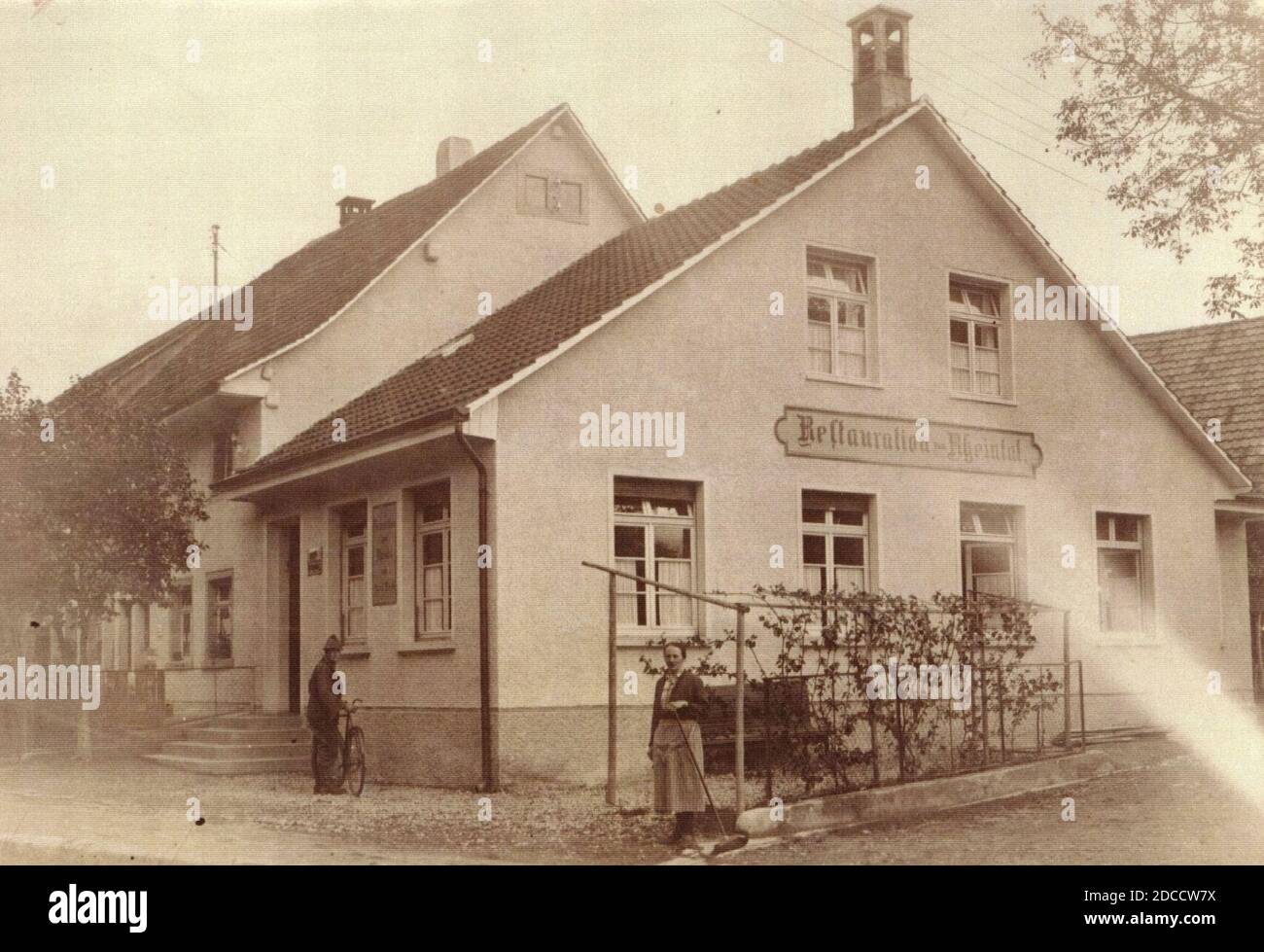KB Reckingen Gasthaus zum Rheintal 1925 Stock Photo Alamy