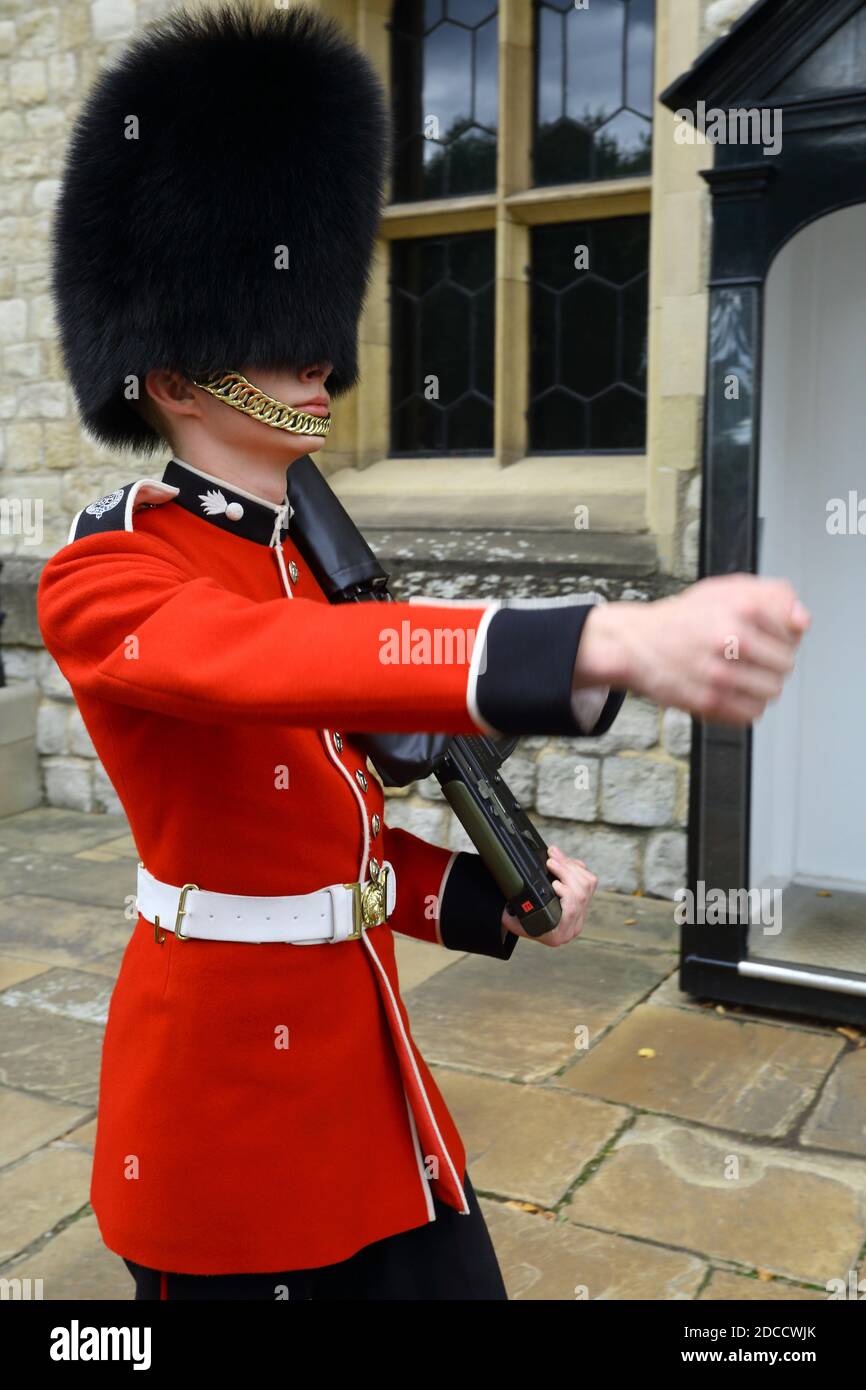 Great Britain / England /London / The Tower of London - The Queen's Guard . Stock Photo