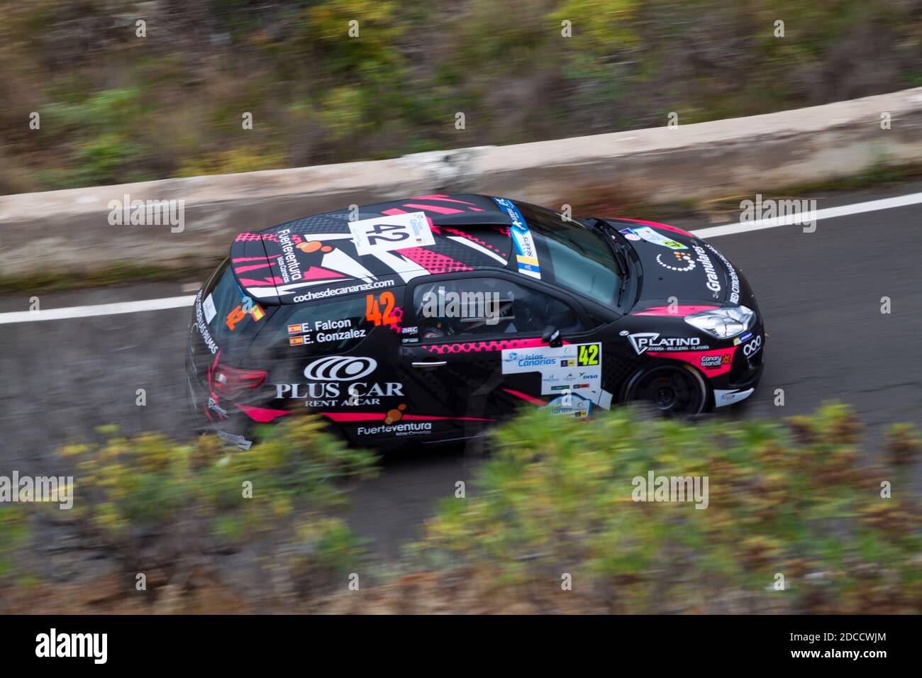 Rally Islas Canarias - Stock Image