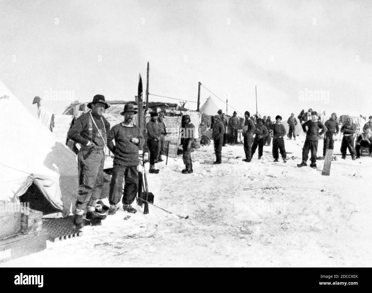 Imperial TransAntarctic Expedition Castaways, 1915 Stock Photo Alamy