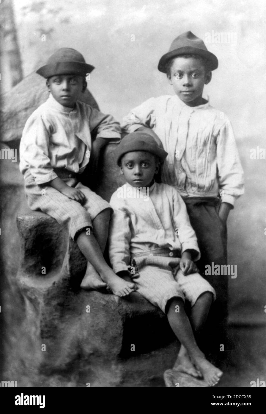 Brotherhood of Boys, 1899 Stock Photo