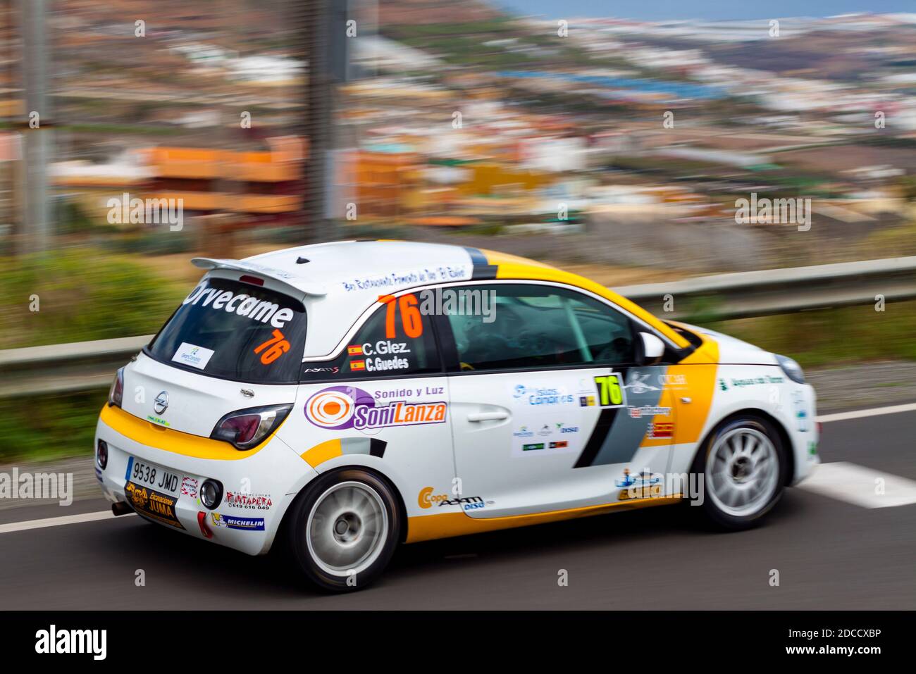 Rally Islas Canarias Stock Photo