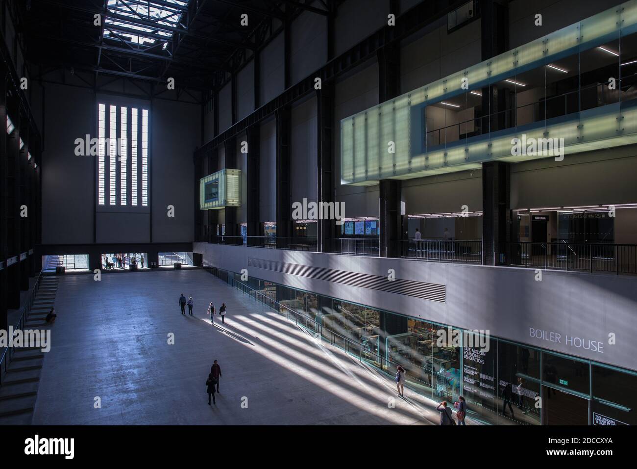 Great Britain / England /London /Turbine Hall at Tate Modern. Stock Photo