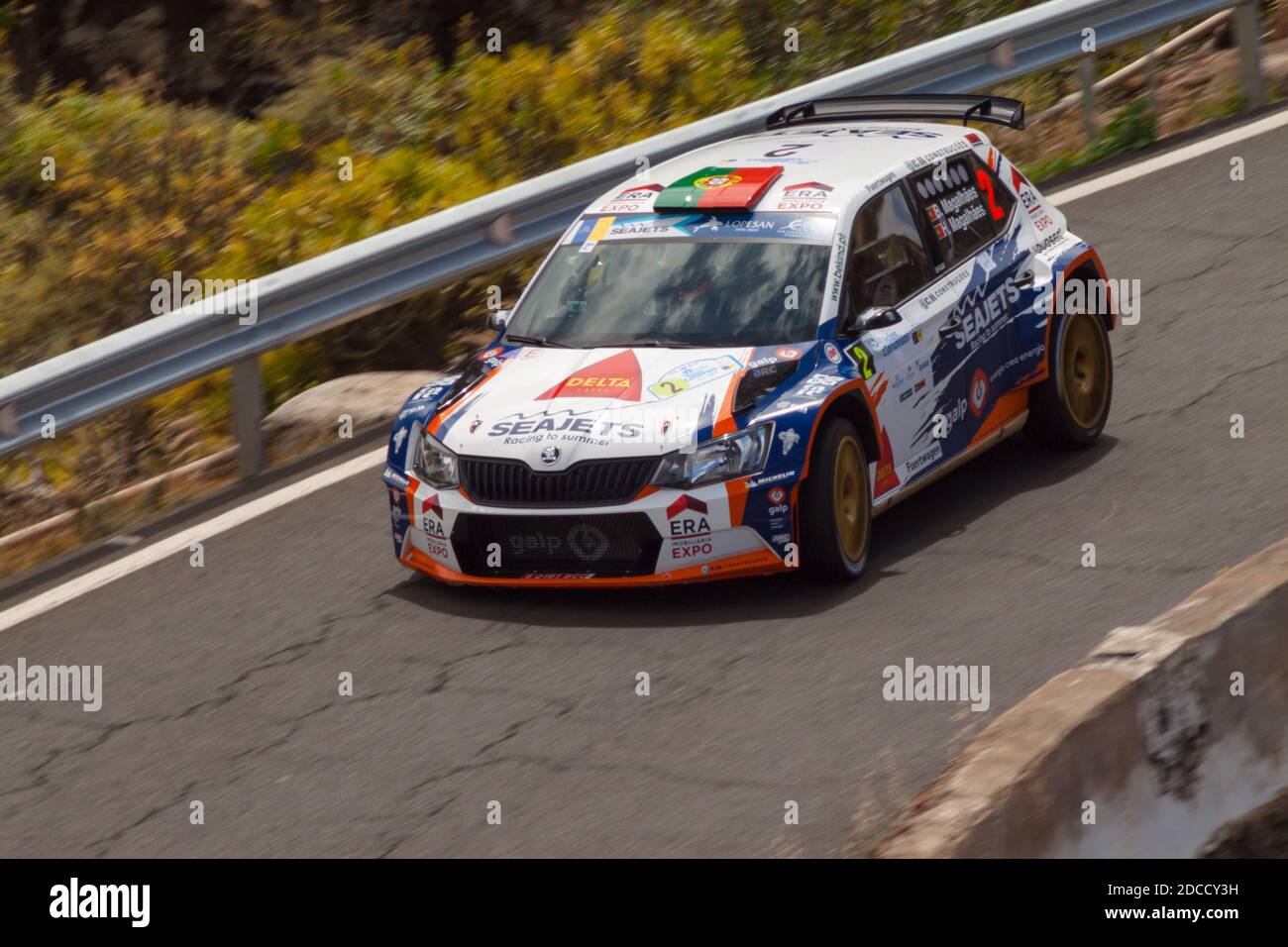 Rally Islas Canarias - Stock Image