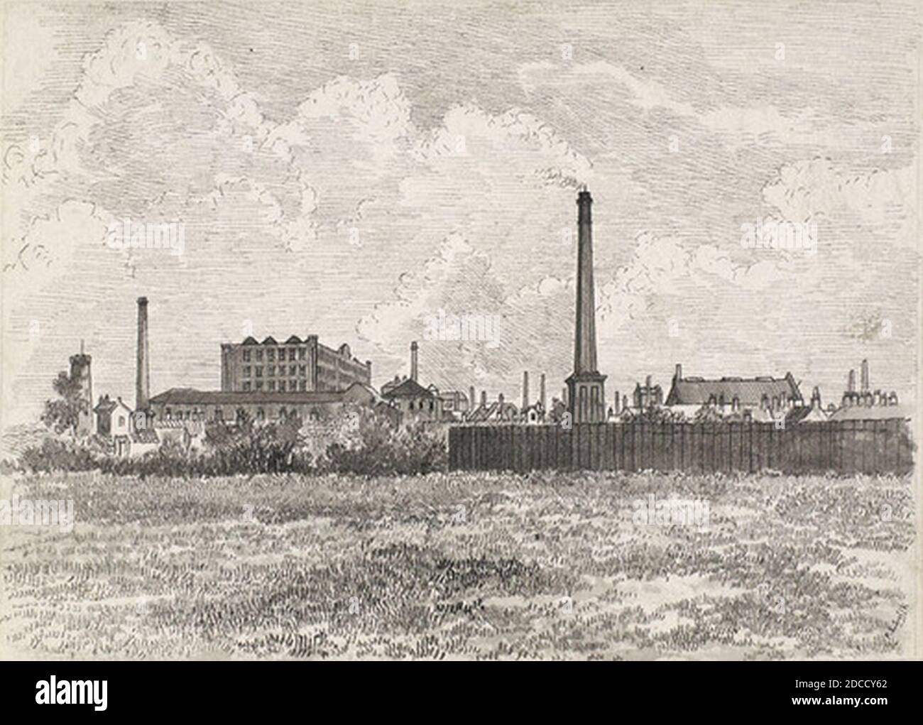 Kingston Cotton Mills 1886 Stock Photo Alamy