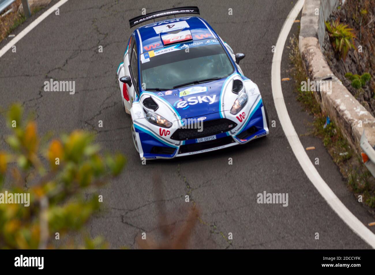 Rally Islas Canarias - Stock Image
