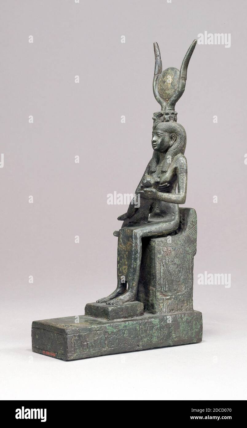 Isis Nursing Horus Stock Photo