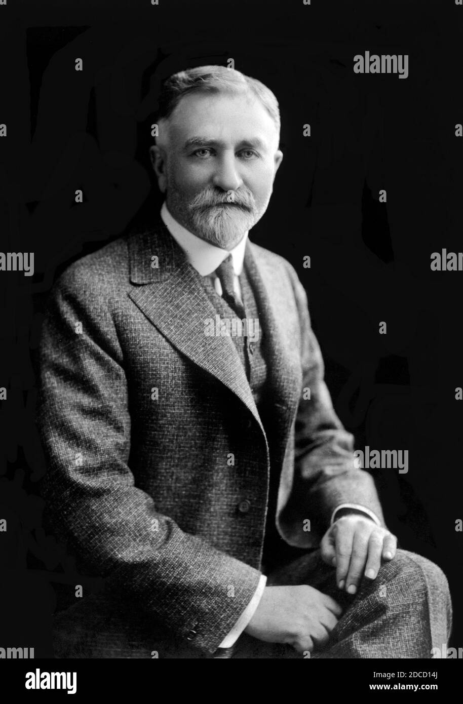 Herbert Henry Dow, American Chemical Industrialist Stock Photo