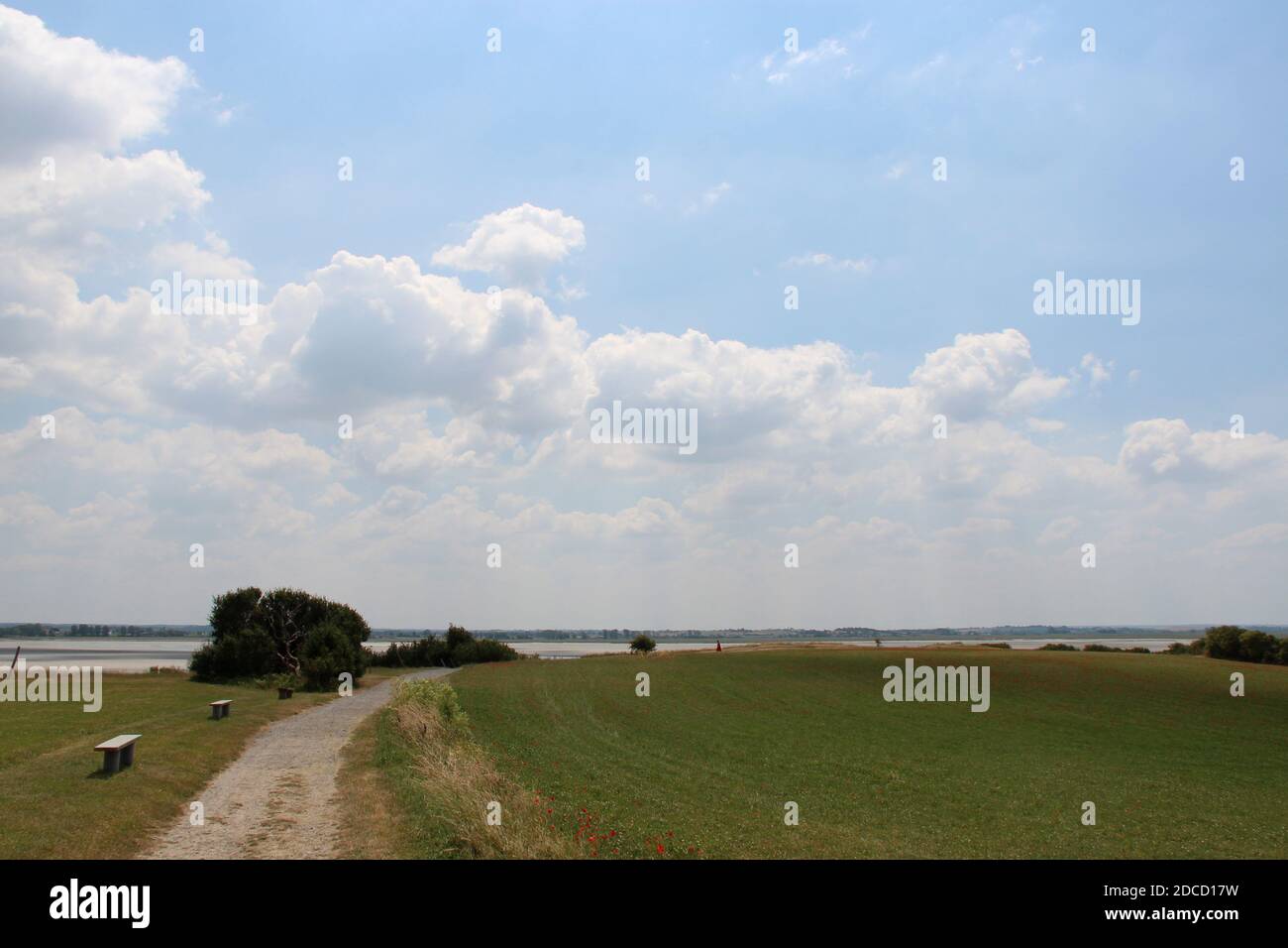 mont-saint-michel bay in normandy (france) Stock Photo