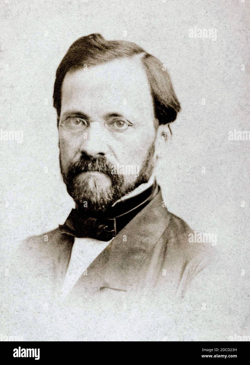 Young Louis Pasteur, French Microbiologist Stock Photo