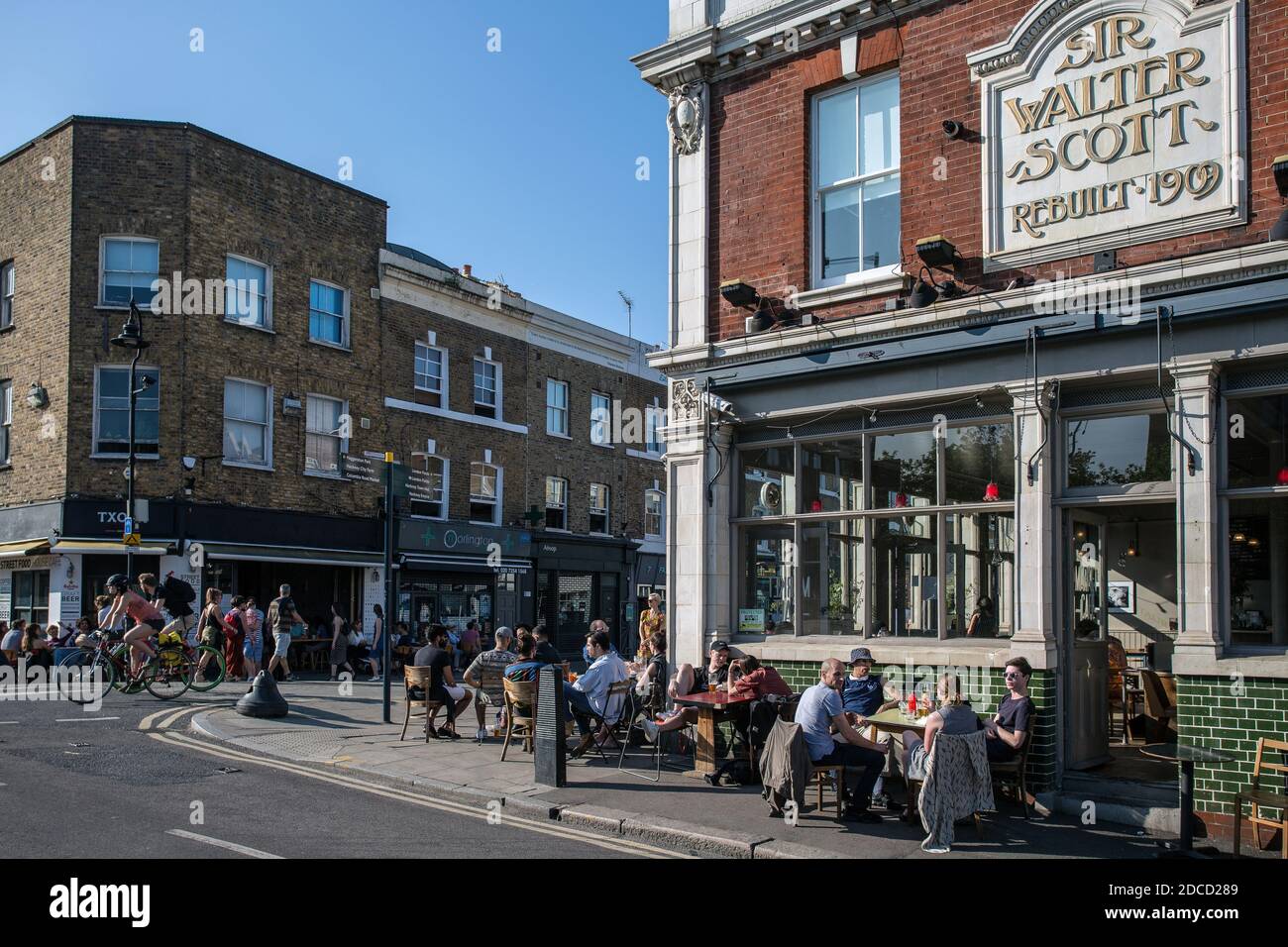 Great Britain / England /London / Hackney /Broadway Market. Stock Photo