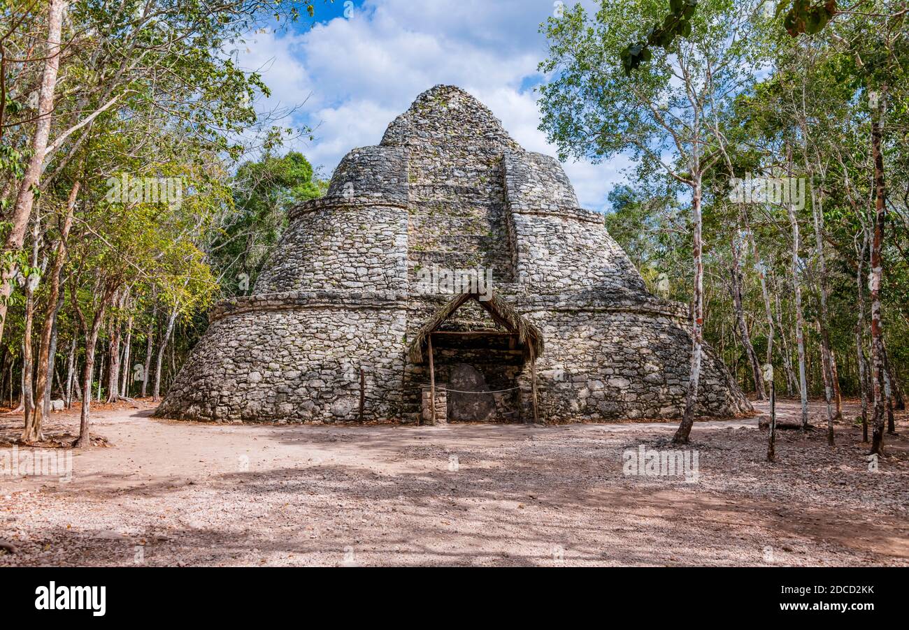 Coba, Mayan Ruins, Mexico. Stock Photo