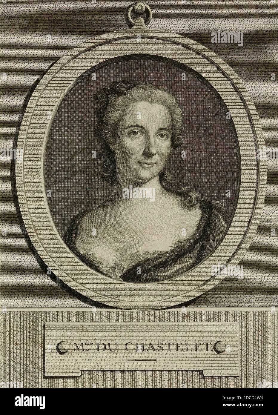 √âmilie du Ch√¢telet, French Mathematician Stock Photo