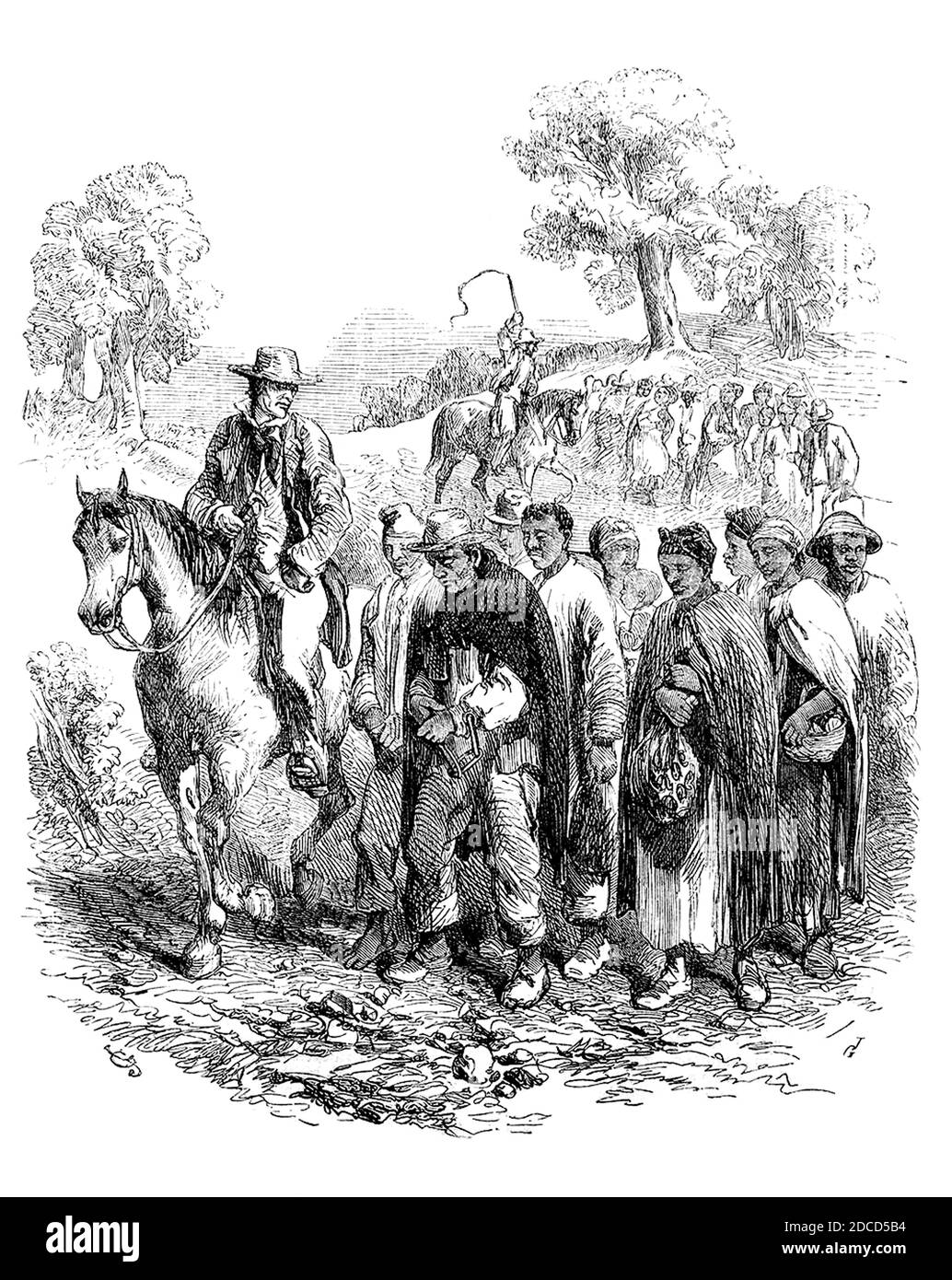 American Slave Trader Stock Photo