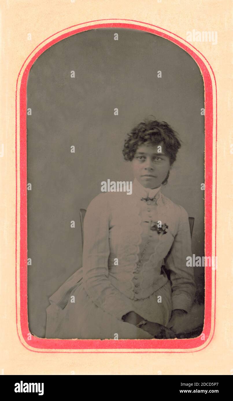 Clarissa Minnie Thompson, American Author and Educator Stock Photo