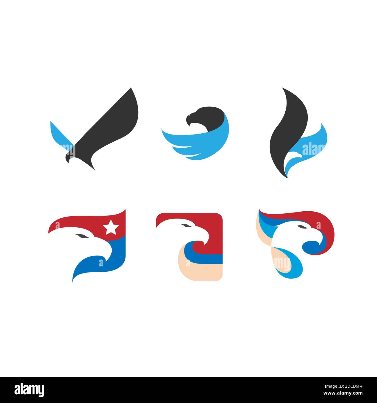 Eagle bird logo icon design Stock Vector Image & Art - Alamy