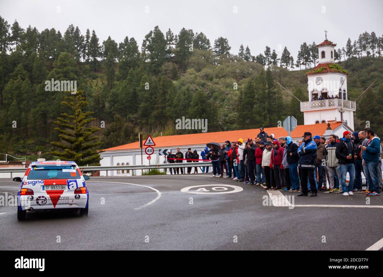 Rally Islas Canarias - Stock Image